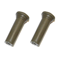 58-60 Chevrolet Full Size Car Door Lock Knobs, Tan, Pair