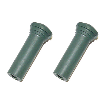 49-57 Chevrolet Molded Plastic Door Lock Knobs, Green, Pair