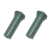 49-57 Chevrolet Molded Plastic Door Lock Knobs, Green, Pair