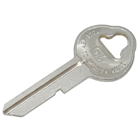 40-66 Chevrolet Full Size Car GM Key Blank, Glove Box, Trunk.
