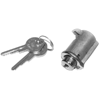 61-62 Chevrolet Full Size Car Glove Box Lock Set with 2 Keys & Locking Push Button