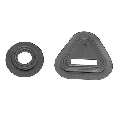 41-57 Chevrolet Car Carpet Grommets, Black, Pair