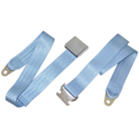 41-65 Chevrolet Full Size Car - Replacement Front Seat Belt, Light Blue