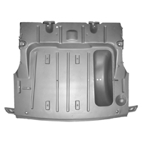 49-52 Chevrolet Full Size - Trunk Floor Pan Complete with Braces, Spare Tire Well