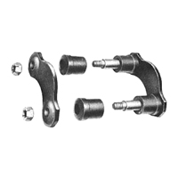 40-54 Chevrolet Full Size Rear Spring Shackle Kit, LH or RH (Does One Spring)