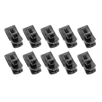 49-57 Chevrolet Full Size - Black Inner Fender Wiring Harness Clips, Set of 10