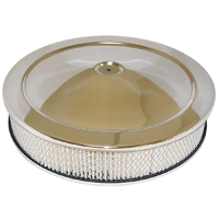 Chevrolet Car w/ 4BBL - Chrome Open Element Air Cleaner w/Recessed Base