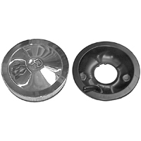 65-72 Chevrolet Car - GM Style Recessed Base, Open Element 4 BBL Air Cleaner