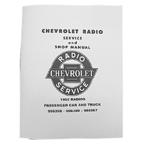 49-54 Chevrolet Car - Radio Manual