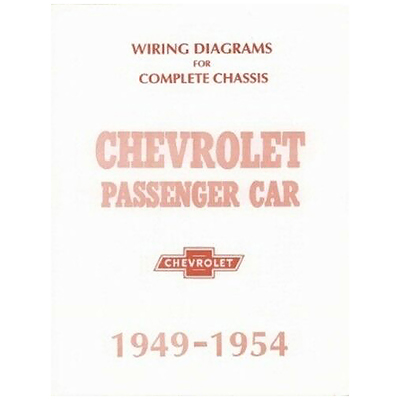 49-54 Chevrolet Car - Wiring Diagram Book