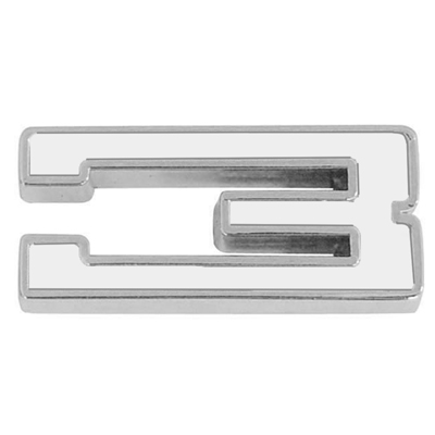 Universal Fender Emblem, White, #3