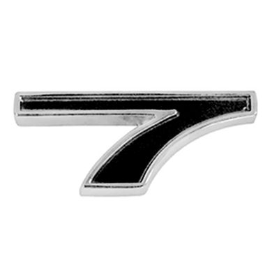 Universal Fender Emblem, Black, #7