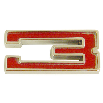 Universal Fender Emblem, Red, #3
