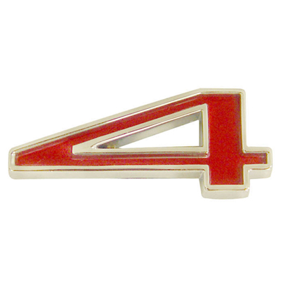 Universal Fender Emblem, Red, #4
