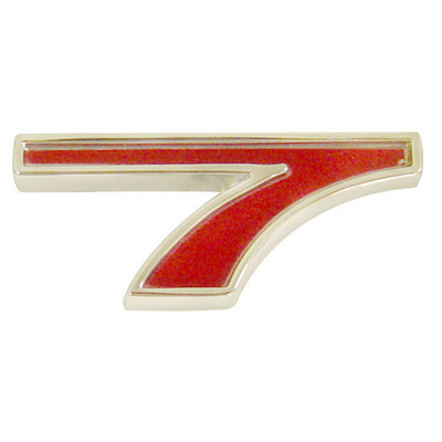Universal Fender Emblem, Red, #7