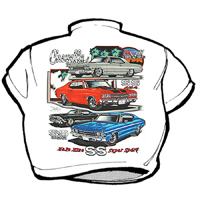 T-Shirt, Chevelle SS Large (L), White