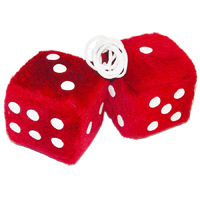 Fuzzy Dice - Red