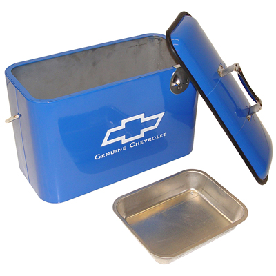 Blue Ice Chest w/ White Details, 5-Gallon