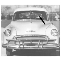49-52 Chevrolet Styleline, Coupe, Sedan Delivery LH Clear Windshield