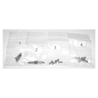50 Chevrolet Passenger Car Exterior Screw Kit, 14 Pcs.