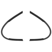 50-52 Chevrolet 2 Door Hardtop, 49-52 Convertible Front Door Vent Window Seals, without Rear Vertical Seals, Pair