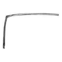 50-51 Chevrolet Bel Air Hardtop Roof Rail Weatherstrip, 1st Design, Pair