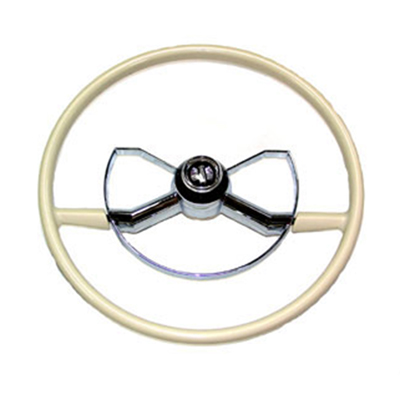 50-52 Chevrolet Car - Ivory Butterfly Style Steering Wheel