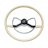 50-52 Chevrolet Car - Ivory Butterfly Style Steering Wheel