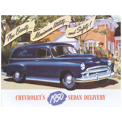 50 Chevrolet Sedan Delivery - Full Color Sales Brochure