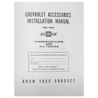 50 Chevrolet Car - Accessories Installation Manual