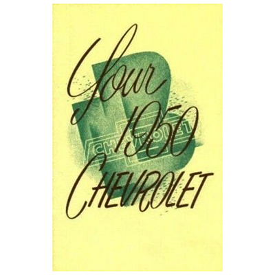 50 Chevrolet Car - Owners Manual