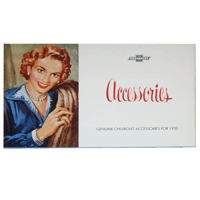 50 Chevrolet Full Size Car - Accessory Book