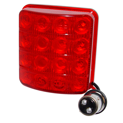 51-52 Chevrolet Fullsize Tail Light Lens, L.E.D. 12 Volt, Each