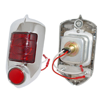 51-52 Chevrolet Fullsize Tail Lamp Assembly, Chrome LH or RH Each