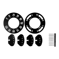 51-52 Chevrolet Dash Instrument Refacing Decals