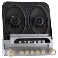 51-52 Chevrolet Classic Style AM/FM Stereo Radio with Speakers & Bluetooth