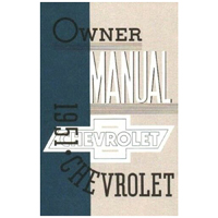 51 Chevrolet Car - Owner's Manual
