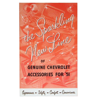 51 Chevrolet Full Size Car - Accessory Book
