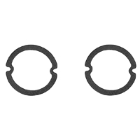 53 Chevrolet Park Lamp Lens Gaskets, Pair