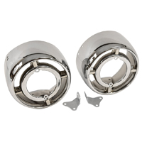 53 Chevrolet Parking Light Housings/ Grill Extensions, Chrome