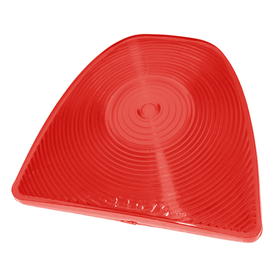 53 Chevrolet Fullsize Tail Lamp Upper Inner Diffuser Lens, Red Plastic Each