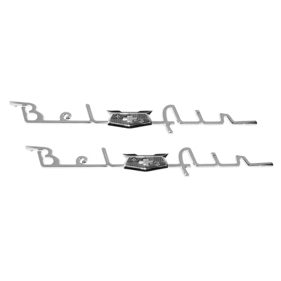 53-54 Chevrolet Bel-Air Quarter Panel Emblem, 