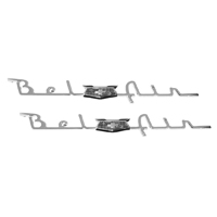 53-54 Chevrolet Bel-Air Quarter Panel Emblem, 