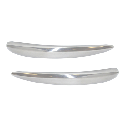 53-54 Chevrolet Passenger Car 210 2/4 Door Rear Gravel Guard Upper Spear Molding, Polished Stainless