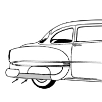 53-54 Chevrolet Bel-Air Bloomer Kit