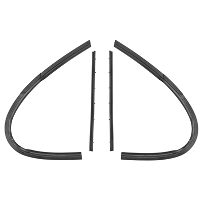 53-54 Chevrolet All Sedans Front Door Vent Window Seals, Set