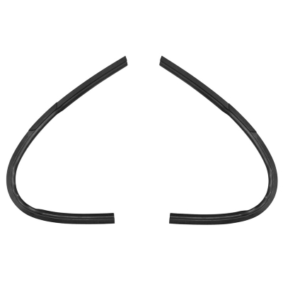 53-54 Chevrolet 2 Door Hardtop & Convertible Front Door Vent Window Seals, without Rear Vertical Seals, Pair