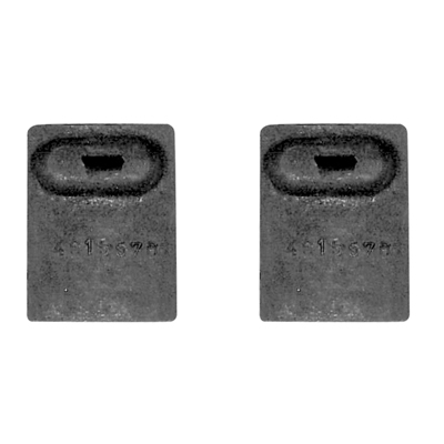 53-57 Chevrolet Full Size Rocker Panel Plugs - Flipper Style, Pair