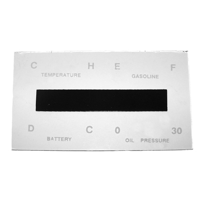 53 Chevrolet (w/ 30 lb Oil Gauge), Glass Dash Gauge Lens