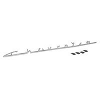 53-54 Chevrolet Script Dash Emblem, 9.75